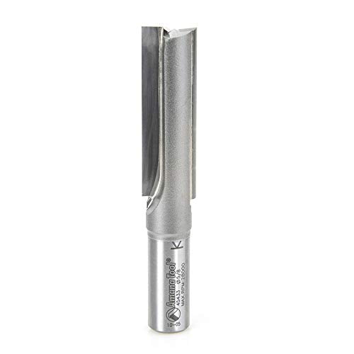 Amana Tool - 45433 Carbide Tipped Straight Plunge 5/8 Dia x 2" x 1/2 Shank