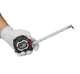 TAJIMA GS-C16/5MBW Tape Measure - 16ft/5m x 1in GS-Lock Measuring Tape with Compatible Clip & Hook