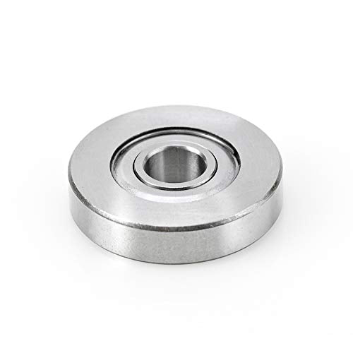 Amana Tool - 47771 Metric Steel Ball Bearing Guide 1-1/8 Overall Dia x 8mm Inner Dia x 1/4