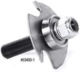 Amana Tool - 53410-1 Slotting Cutter Assembly 3 Wing x 1-7/8 Dia x 1/4 x 1/2" Shank