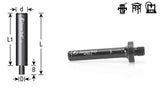 Amana Tool - 47604 Router Arbor with Hex Nuts & Washers 5/16-24 Nf Dia x 1 Height x 1/2