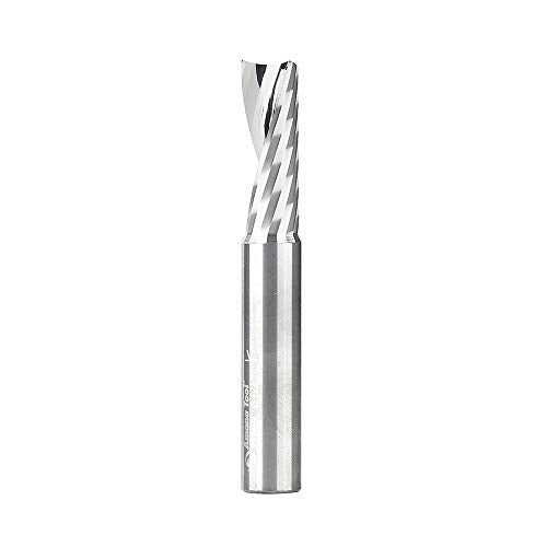 Amana Tool - 51644 Solid Carbide CNC Spiral 'O' Single Flute, Aluminum Cutting 1/2 Dia x 1