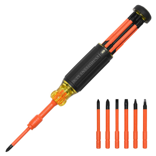 Klein 32306INS 6-in-1 Insulated Auto-Lock Screwdriver