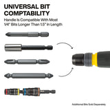 Klein Tools Fastbit Tru-Grip Screwdriver, Phillips, Slotted Bits 32960A