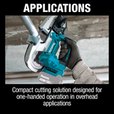 Makita XBP04Z 18V LXTÂ® Lithiumâ€‘Ion Compact Brushless Cordless Band Saw, Tool Only