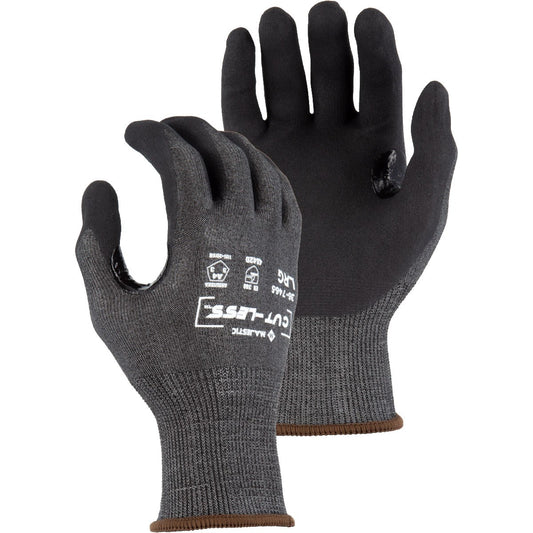(12 Pack) Majestic A4 Cut Level Watchdog Gloves with Foam Nitrile Palm Coating