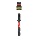 Milwaukee 49-66-4542 SHOCKWAVE Impact Duty 1/4Ã¢â‚¬Â and 5/16Ã¢â‚¬Â x 2-1/4Ã¢â‚¬Â QUIK-CLEAR 2-in-1 Magnetic Nut Driver