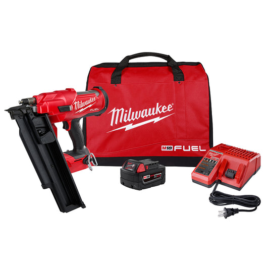 Milwaukee 2744-21 M18 FUEL 21 Degree Framing Nailer Kit