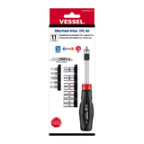 Vessel Tools 2 Way-Power Driver, 11PC. Set No.400PD21U