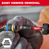 Milwaukee 49-66-4542 SHOCKWAVE Impact Duty 1/4Ã¢â‚¬Â and 5/16Ã¢â‚¬Â x 2-1/4Ã¢â‚¬Â QUIK-CLEAR 2-in-1 Magnetic Nut Driver