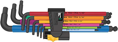 WERA 05022640001 950/9 HEX-PLUS MULTICOLOUR IMPERIAL 2 L-KEY SET, IMPERIAL