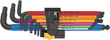 WERA 05022640001 950/9 HEX-PLUS MULTICOLOUR IMPERIAL 2 L-KEY SET, IMPERIAL