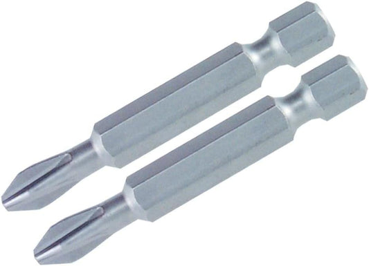 Wiha 74165 Phillips Power Bit #2 x 50mm (2 Bit Pack)