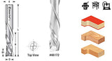Amana Tool - 46180 CNC Solid Carbide Compression Spiral 1/8 Dia x 13/16 x 1/8" Shank