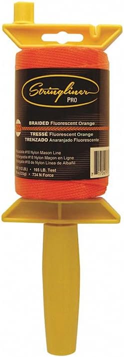 US Tape 25459 Stringliner?? PRO BRAIDED FL. ORANGE 500'