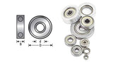 Amana Tool - 47701 Steel Ball Bearing Guide 1/2 Overall Dia x 1/4 Inner Dia x 3/16 Height