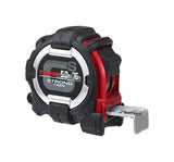 TAJIMA GS-C16/5MBW Tape Measure - 16ft/5m x 1in GS-Lock Measuring Tape with Compatible Clip & Hook