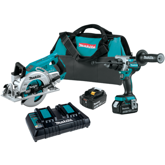 Makita XT289PT 18V LXTÂ® Lithiumâ€‘Ion Brushless Cordless 2â€‘Pc. Combo Kit (5.0Ah)