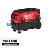 Milwaukee 0888-22HD M18 FUEL 9 Gallon Dual Battery Dust Extractor w/ PACKOUT Compatibility and VACLINK Kit
