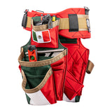 Mexico Mexican Flag Carpenters Set Badger Tool Belts 461172 Occidental Leather