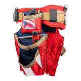 USA American Flag Carpenters Set Badger Tool Belts 461176 Occidental Leather
