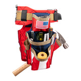 USA American Flag Carpenters Set Badger Tool Belts 461176 Occidental Leather