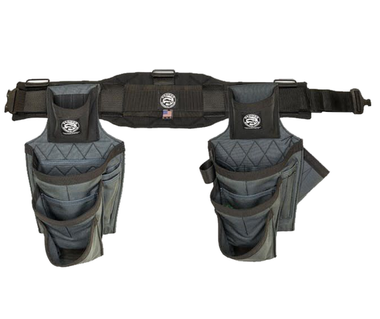 Occidental Leather 463110 Badger Framer Toolbelt Set Gunmetal Gray