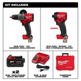 Milwaukee 3799-22 M18 FUEL 2-Tool Combo Kit