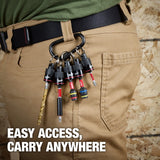Milwaukee 48-32-4537 5PC Bit Holder with Carabiner
