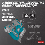 Makita 18V LXT Lithium‑Ion Brushless Cordless 1/4 in Narrow Crown Stapler, 18 Ga., Tool Only