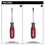 Milwaukee MT200-2 2PC Cushion Grip Screwdriver Set (USA)