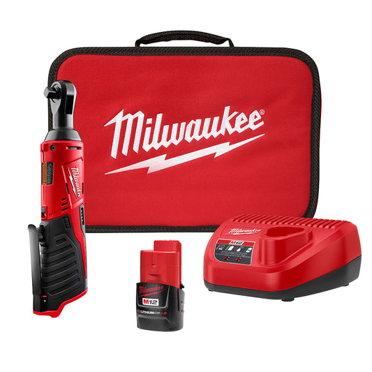 Milwaukee 2457-21 M12 Cordless 3/8 in. Ratchet Kit