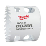 Milwaukee 49-56-0728 HOLE DOZER with Carbide Teeth Hole Saw 2 9/16inch