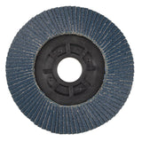 Weiler 50004 Tiger 7/8" Arbor, 4-1/2" Diameter, 80 Grit, Zirconium, Trimmable