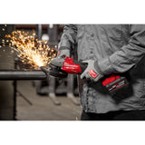 Milwaukee 3670-20 M18 FUEL 4-1/2"-6" Braking Grinder, Paddle Switch
