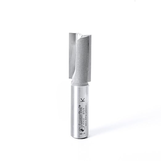 Amana Tool - 45432 Carbide Tipped Straight Plunge 5/8 Dia x 1-1/4 x 1/2" Shank