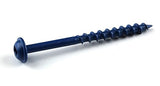 Kreg SML-C2B-50 Blue Kote Weather-Resistant Pocket Screws, 2 Inch #8 Coarse Thread, Maxi-Loc Head (50 Count)