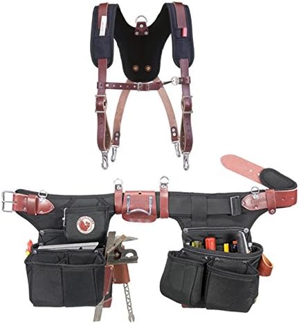 Occidental Leather 9515 Adjust-to-Fit Oxy Light Framer Tool Belt Set Bundle w/ 5055 Stronghold Suspension System (2 Pieces)