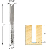 Amana Tool - 45210 Carbide Tipped Straight Plunge High Production 1/4 Dia x 1" 4 S