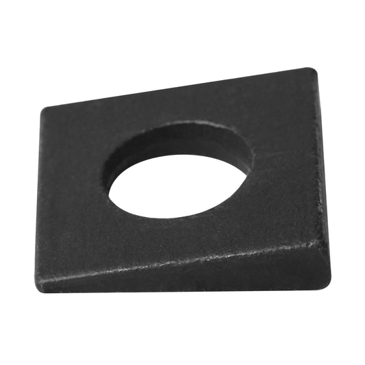 1" Beveled Square Washers Black Malleable Steel Steel Wedge Washers Tapered Bevel