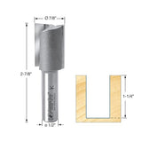 Amana Tool - 45446 Carbide Tipped Straight Plunge High Production 7/8 Dia x 1-1/4 x 1/2 In