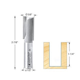 Amana Tool - 45432 Carbide Tipped Straight Plunge 5/8 Dia x 1-1/4 x 1/2" Shank
