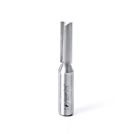 Amana Tool - 45415 Carbide Tipped Straight Plunge High Production 3/8 Dia x 1-1/4 x 1/2 In