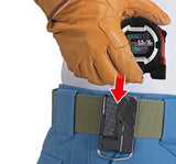 TAJIMA GS-C16/5MBW Tape Measure - 16ft/5m x 1in GS-Lock Measuring Tape with Compatible Clip & Hook