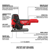 Milwaukee 2737B-20 M18 FUEL Barrel Grip Jig Saw