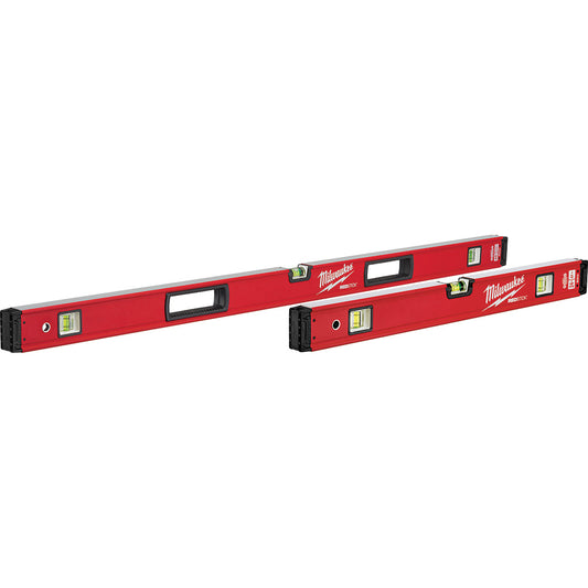 Milwaukee MLBXS48 24 in./ 48 in. REDSTICK Box Level Set