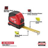 Milwaukee 48-22-6625 25 ft. Compact Tape Measure