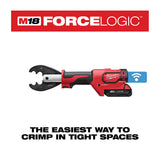 Milwaukee 2678-22O M18 Ãƒâ€šÃ‚Â FORCE LOGIC 6T Utility Crimping Kit with D3 Grooves and Fixed O Die