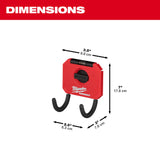 Milwaukee 48-22-8335 PACKOUT 3â€ Curved Hook
