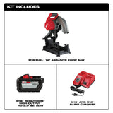 Milwaukee 2990-21HD M18 FUEL 14" Abrasive Chop Saw Kit